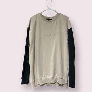 Misguided tall sweatshirt size 4